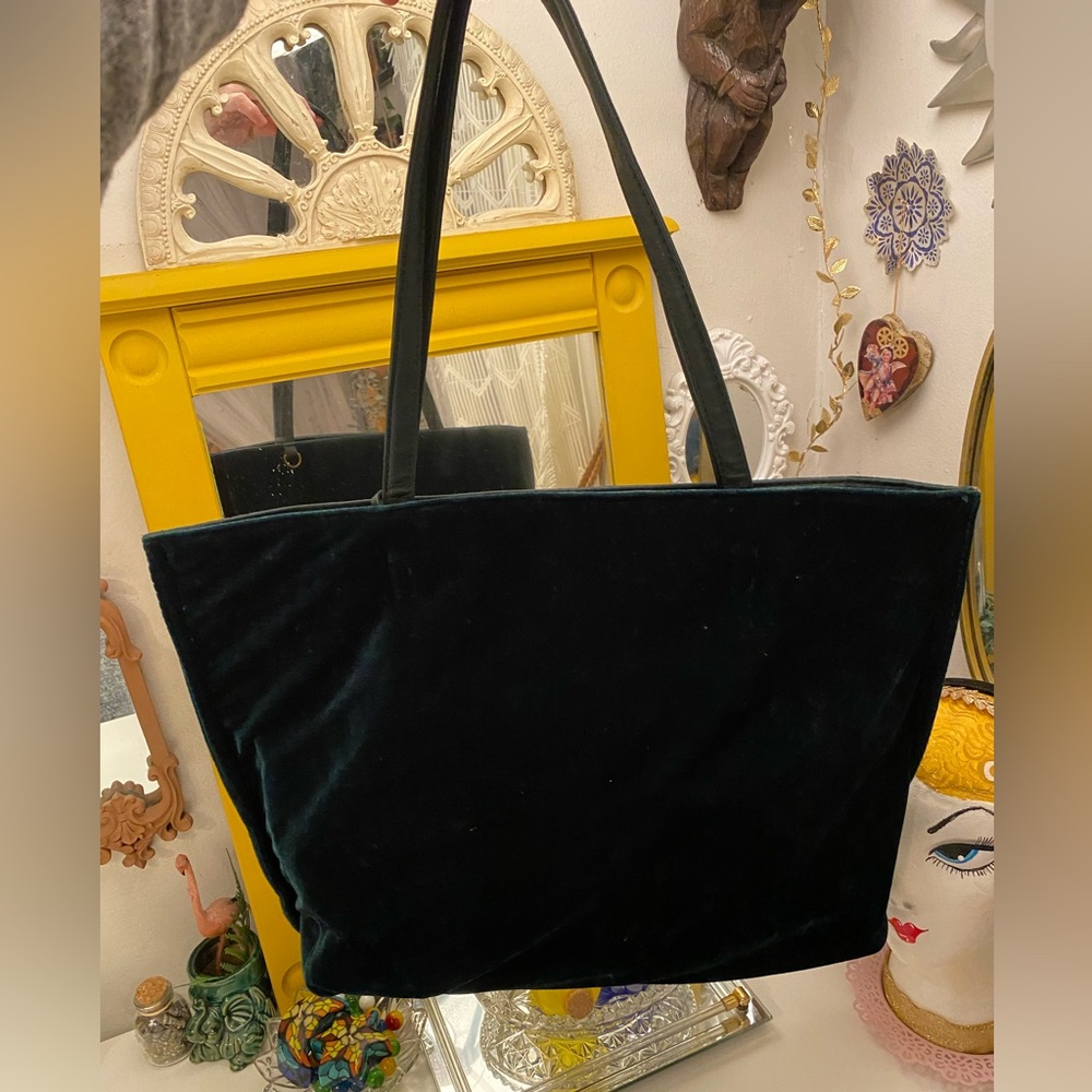 Velvet Green Tote Bag